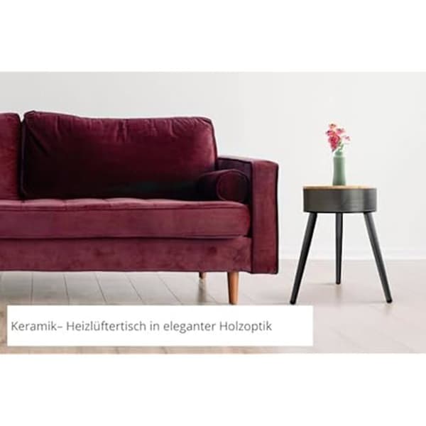 Värmeapparat - UNOLD - 86545 - Elektrisk Fläkt - 2000 W - Svart - Trä