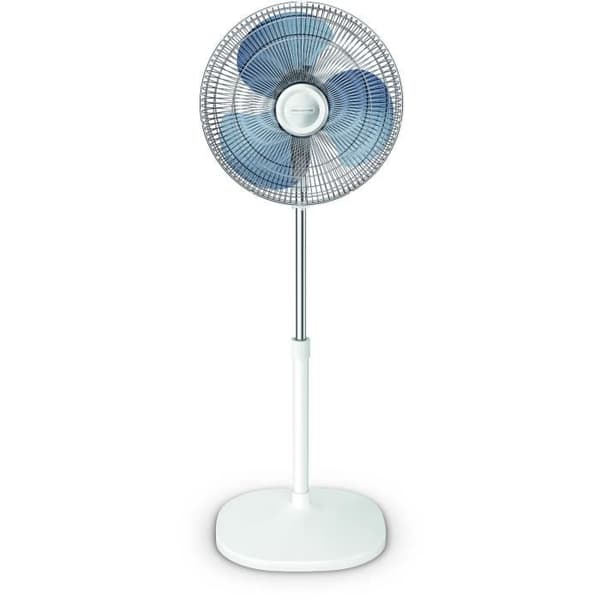 ROWENTA VU4410F0 piedestalfläkt - Vit - 45W - 3 hastigheter - Automatisk oscillation