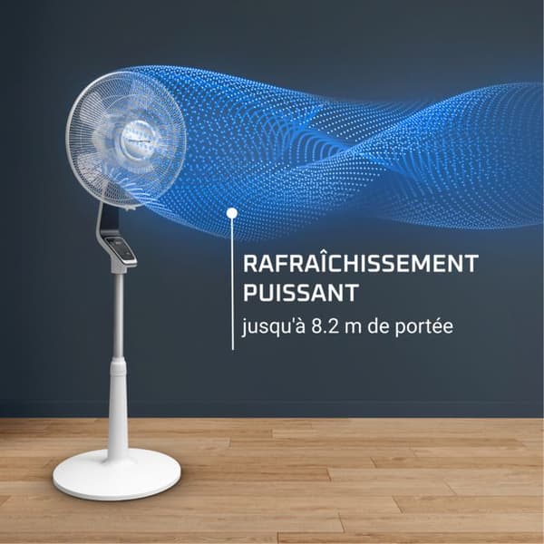Rowenta Turbo Silence Extreme Golvv ventilator, Kraftfull, Tyst VU5690F0