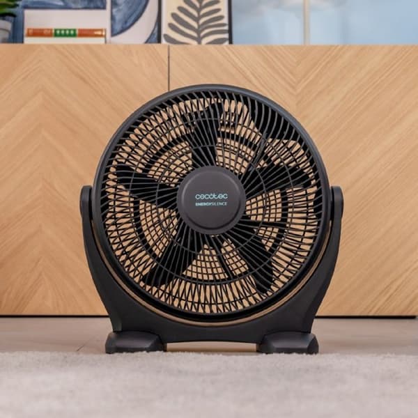 Cecotec Industriell golvfläkt EnergySilence 1400 FloorFlow. 50W, Diameter 14 tum, 3 hastigheter, 5 aerodynamiska blad.
