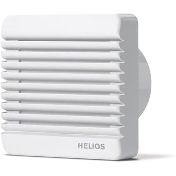 Mini-fläkt - HELIOS - HR 90 KEZ - 230 V - Utvändig montering - Vit