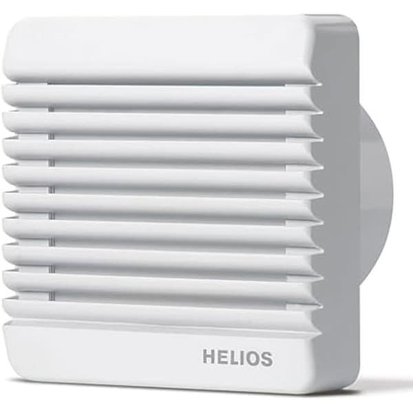 Mini-fläkt - HELIOS - HR 90 KEZ - 230 V - Utvändig montering - Vit