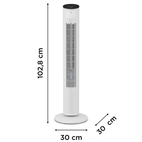 Rowenta Kolumnfläkt 102cm 40w 3 hastigheter vit - vu6871f0