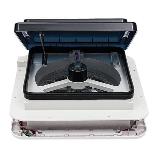 RV Ventilationsvifte, 12V Strøm, 10 Blade Design,HVID