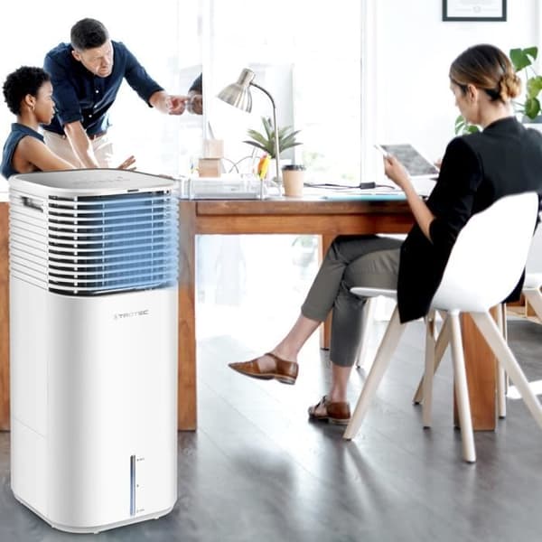 TROTEC Aircooler PAE 49 - Fläkt - Luftfuktare - 4 hastigheter - Luftflöde 750 m³/h