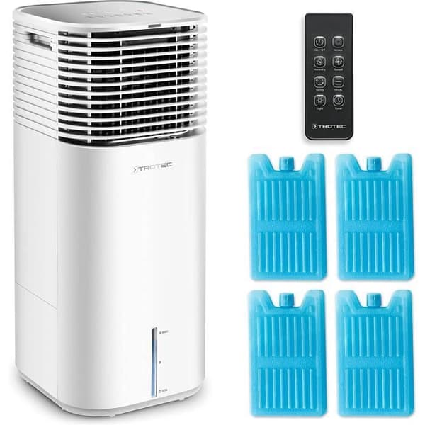 TROTEC Aircooler PAE 49 - Fläkt - Luftfuktare - 4 hastigheter - Luftflöde 750 m³/h