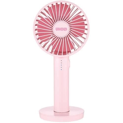 UNOLD BREEZY II ROSA 10 CM BÄRBAR FLÄKT (86624)