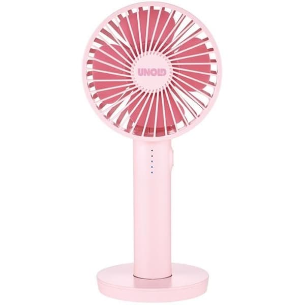 UNOLD BREEZY II ROSA 10 CM BÄRBAR FLÄKT (86624)