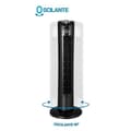 Miniatyrbild 4 av 4: Tornadoventilator - Orbegozo - TW 0800 - 79 cm - Oscillation - Modern design svart