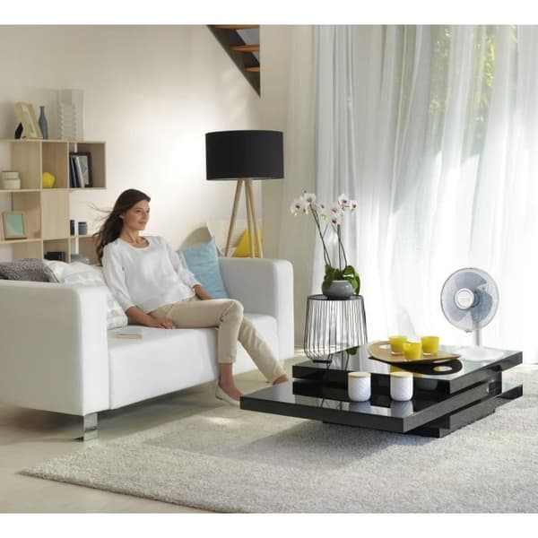 ROWENTA Essential+ Bordsfläkt, 30 cm Kraftfullt luftflöde 3 hastigheter Kompakt oscillation och justerbar orientering VU2330F0