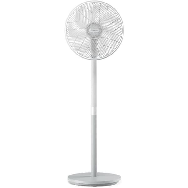 Stående Fläkt - PHILIPS - CX2550/00 - Justerbar Höjd 82-125 cm - Ultra Tyst - Vit