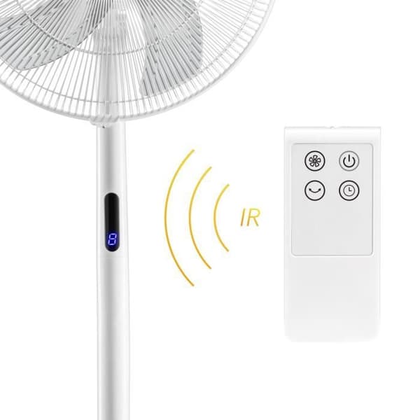 Golvvärmare design TVE 24 S - TROTEC - 48 watt - 8 hastigheter - 80° svängning