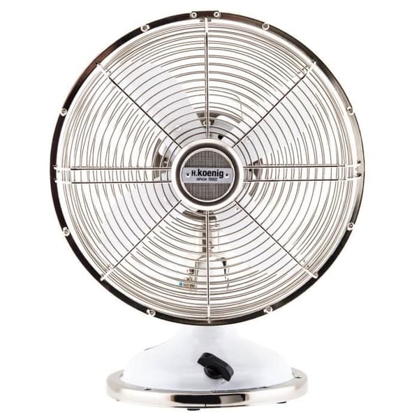 Fläkt - H.Koenig - JOE50 - Retrodesign - 25cm - Tyst 47db - 3 hastigheter