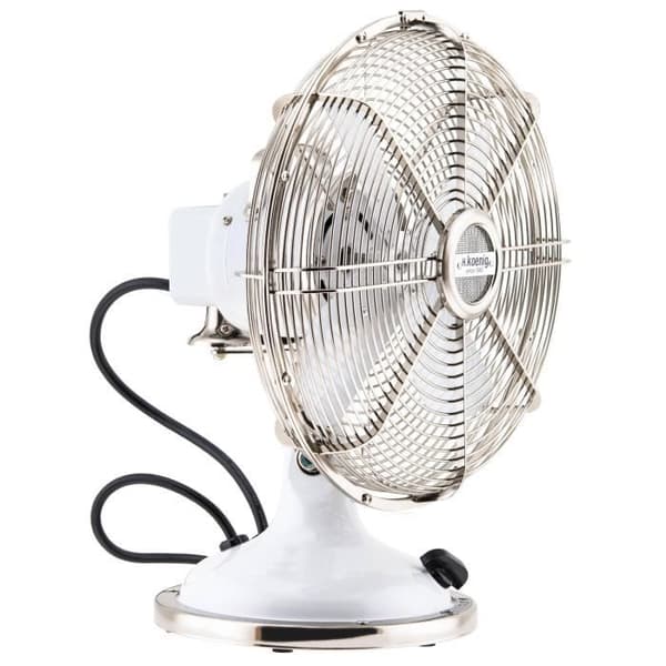 Fläkt - H.Koenig - JOE50 - Retrodesign - 25cm - Tyst 47db - 3 hastigheter