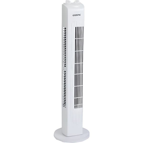 Kolumnfläkt OCEANIC - 40W - Höjd 78 cm - 3 hastigheter - Oscillerande - Timer - Vit