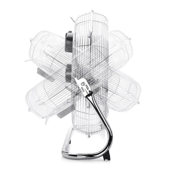 TRISTAR VE-5885 Metallgolvfläkt Ø50 cm - 140 watt - 3 hastigheter - Tilting - Grå