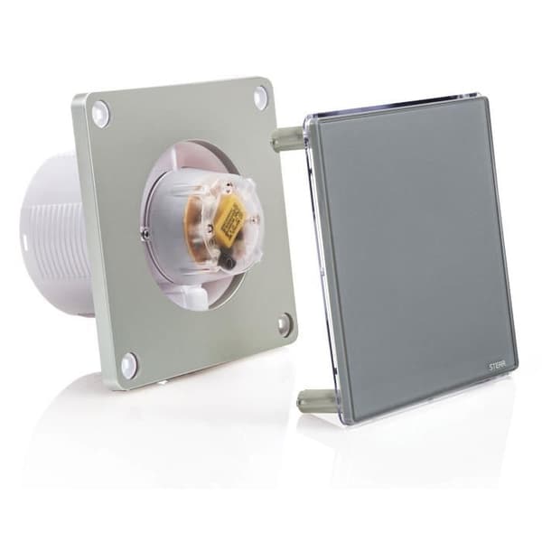 STERR - Grå Fläkt med LED-bakgrundsbelysning 100 mm - BFS100L-G