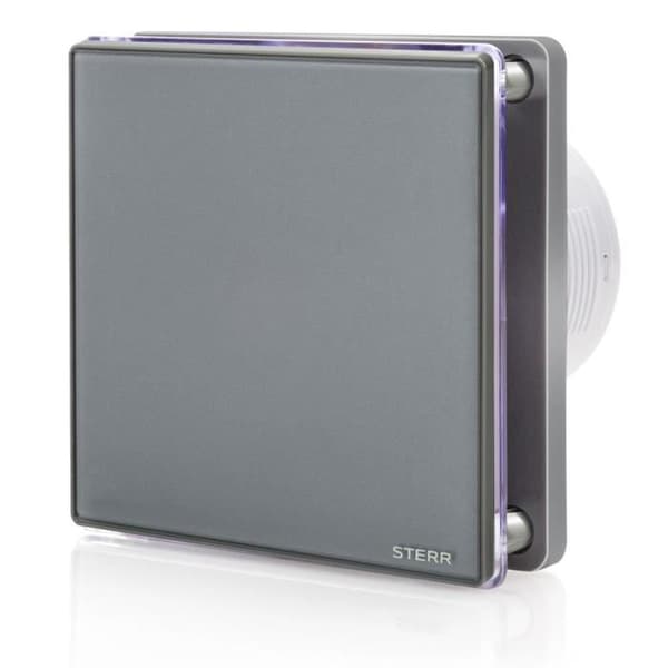 STERR - Grå Fläkt med LED-bakgrundsbelysning 100 mm - BFS100L-G