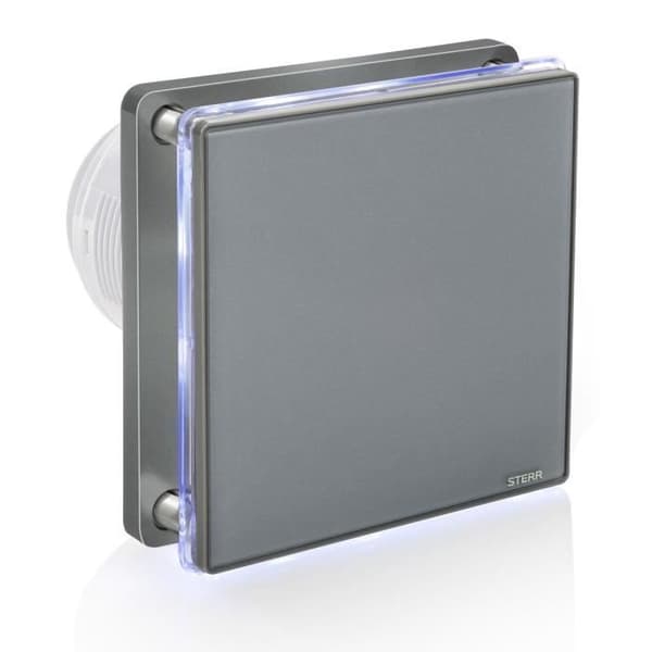 STERR - Grå Fläkt med LED-bakgrundsbelysning 100 mm - BFS100L-G