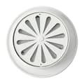 Miniatyrbild 3 av 4: Ventilation Vattentät ventilation i plast, rund, infälld, vit, diameter 96 mm - T8DRB