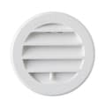 Miniatyrbild 2 av 4: Ventilation Vattentät ventilation i plast, rund, infälld, vit, diameter 96 mm - T8DRB