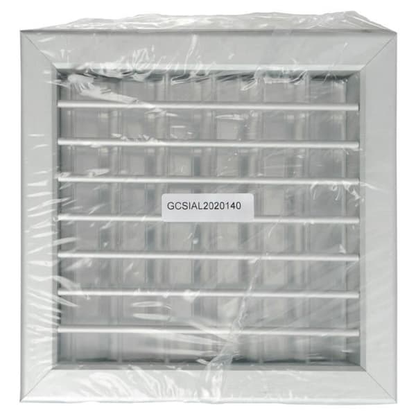 La Ventilazione La ventilation -y Inbyggt galler för eldstäder, aluminium, 200 x 200 mm - GCSIAL2020140