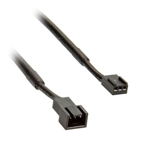 Fläktadaptrar - Noctua - NA-SRC10 - 3 lågbrusadaptrar - 20 dB - Svart
