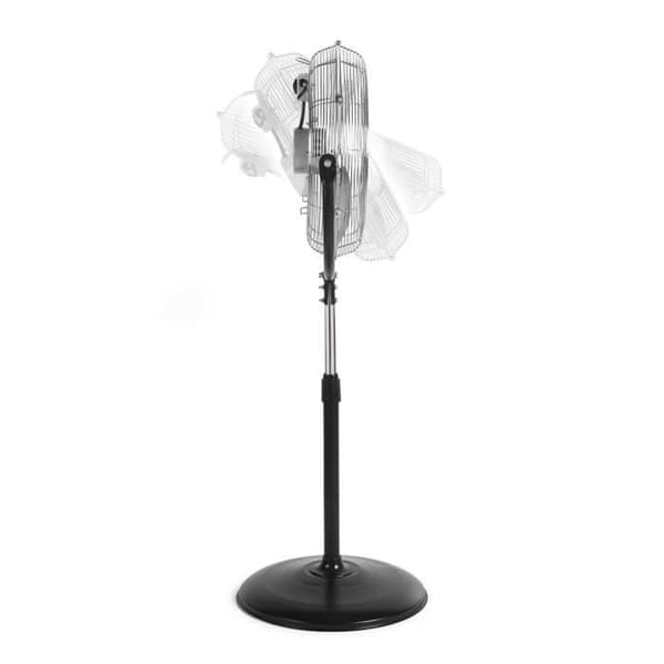 Orbegozo PWS - Industriell golvfläkt, effekt 130 W, 3 hastigheter, propellerdiameter: 50 cm, svart-silver.