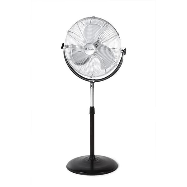 Orbegozo PWS - Industriell golvfläkt, effekt 130 W, 3 hastigheter, propellerdiameter: 50 cm, svart-silver.