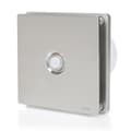 Miniatyrbild 2 av 3: STERR - Silver avloppsfläkt med IRP-sensor för badrum 100 mm / 4" – BFS100P-S