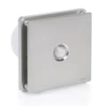 Miniatyrbild 1 av 3: STERR - Silver avloppsfläkt med IRP-sensor för badrum 100 mm / 4" – BFS100P-S