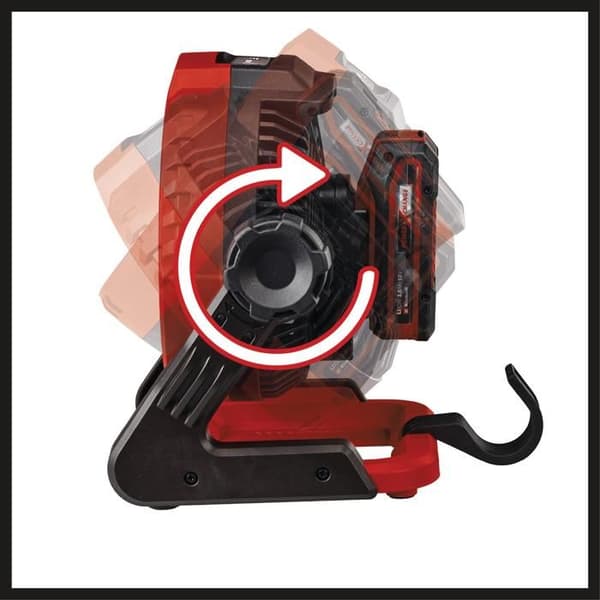 Einhell GE-CF 18/2200 Li Power X-Change Trådlös fläkt röd
