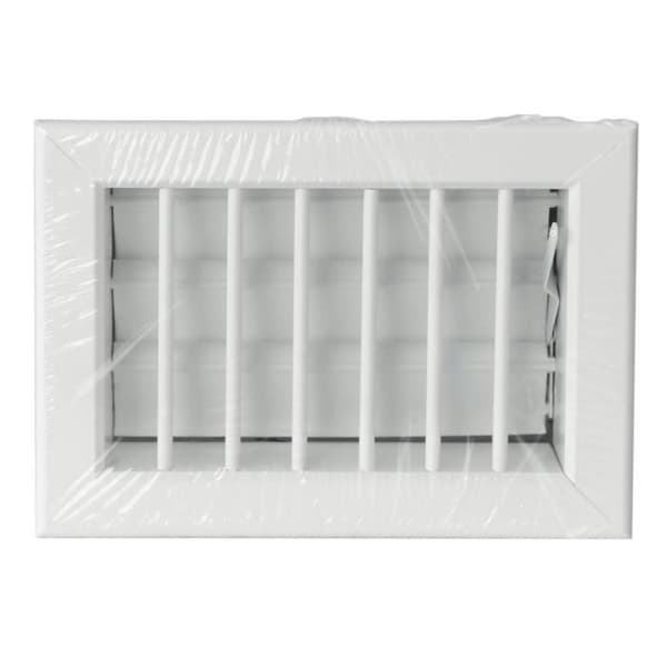 Ventilation Ventilation -y Inbyggt galler för eldstäder, vitlackerad aluminium, 180 x 130 mm -