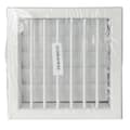 Miniatyrbild 4 av 4: La Ventilazione La ventilation -y Inbyggt galler för eldstäder, vitlackerad aluminium, 180 x 180 mm -
