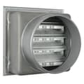 Miniatyrbild 3 av 4: La Ventilazione La ventilation -y Inbyggt galler för eldstäder, vitlackerad aluminium, 160 x 150 mm -