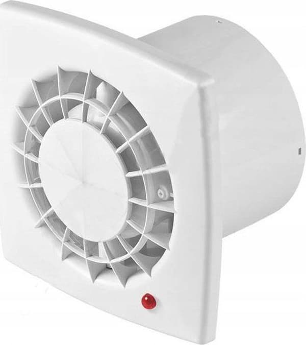 Awenta - WGB100H - Badfläkt Vega fi100 95m3/h 13W med fuktighetssensor och tidsinställning, vit