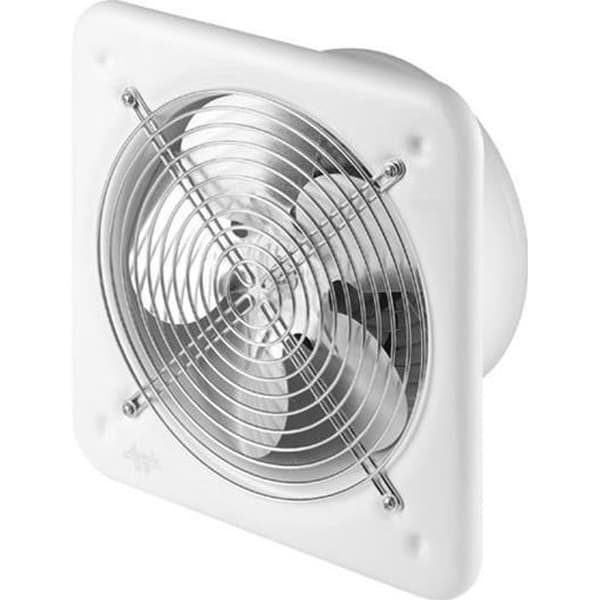 Väggmonterad frånluftsvakt - Industro - 250mm - Vit - 230VAC - Snabb luftutbyte