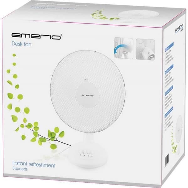 Bordsfläkt - EMERIO - FN-114202 - 35 W - 3 hastigheter - Oscillation