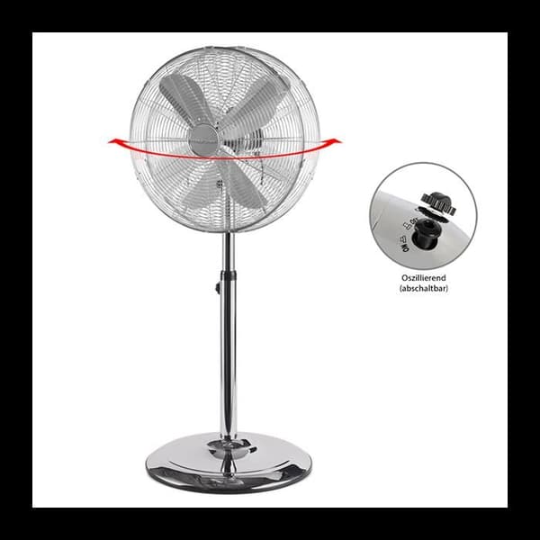 ProfiCare VL 3064 MS inox 40 cm Golvvärmare, metallkrom