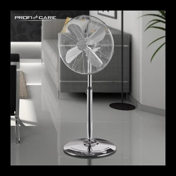 ProfiCare VL 3064 MS inox 40 cm Golvvärmare, metallkrom