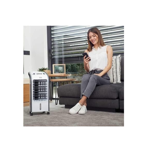Luftkylare - Black Et Decker BXAC50E - Vit - 75W - 61dB - 5.0L - 400m³/h - 3 hastigheter