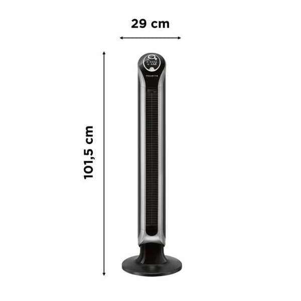 Rowenta Värmefläkt kolonn 100cm 40w 3 hastigheter svart - vu6670f0