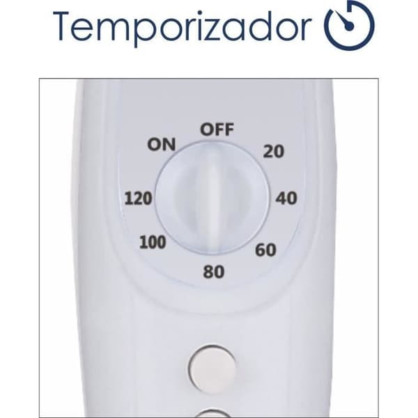 Bastilipo Tenerife stående fläkt, 45 W, Plast, 3 hastigheter, Vit - 4233