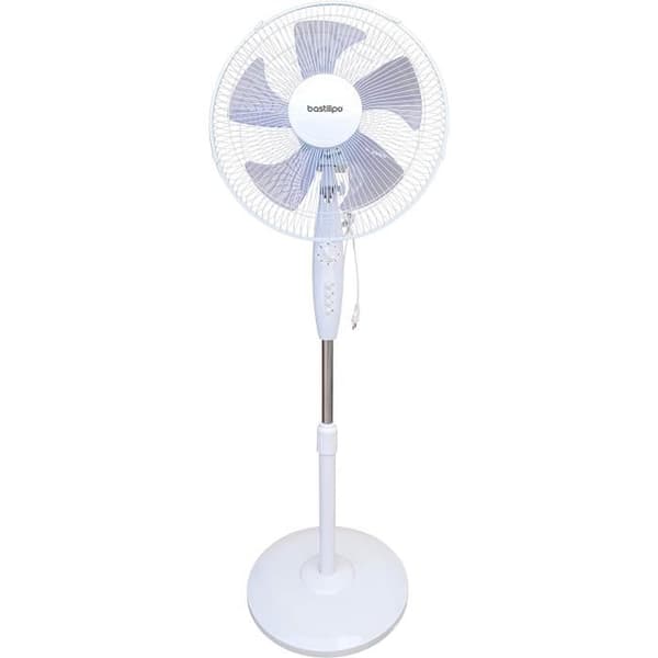 Bastilipo Tenerife stående fläkt, 45 W, Plast, 3 hastigheter, Vit - 4233