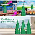 Miniatyrbild 4 av 4: INN Anti-flugfläkt 3st 8,5cm x 21,5cm bladavvisande med mjuka blad för att hålla flugor borta anti flugavvisande