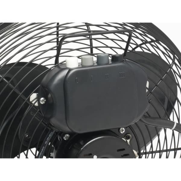 Svart industrifläkt 35 cm 55 W Bestron DFA30