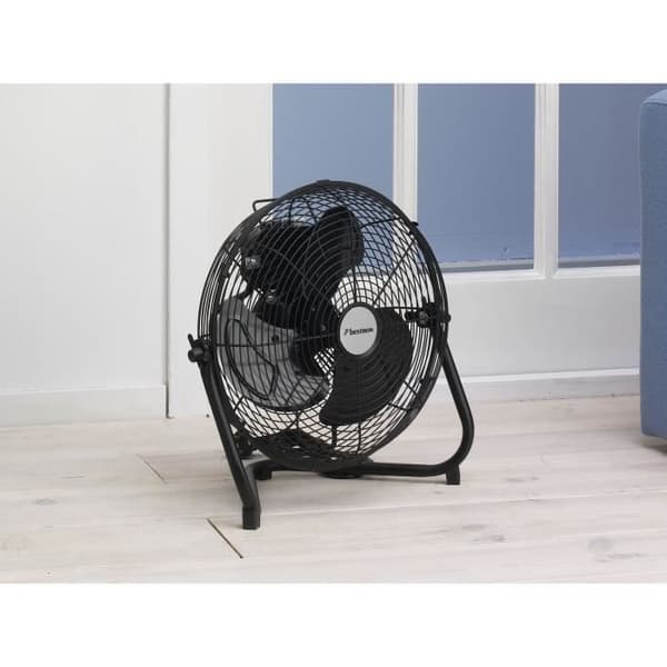 Svart industrifläkt 35 cm 55 W Bestron DFA30