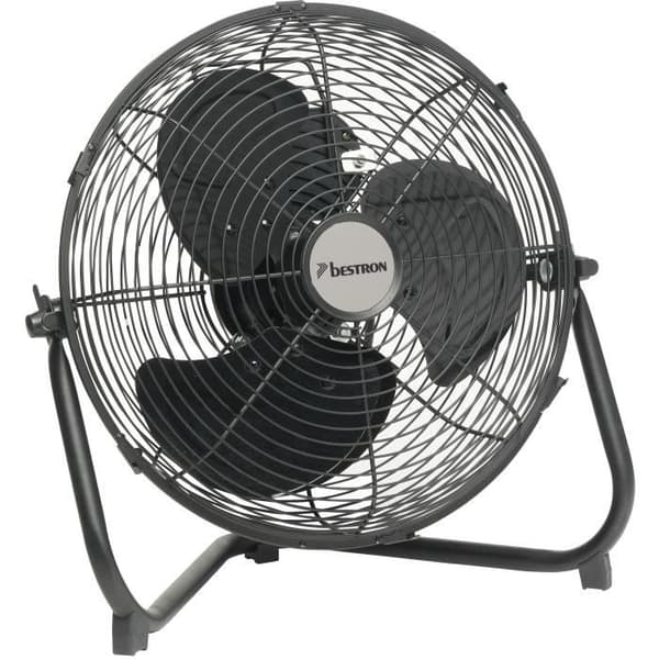 Svart industrifläkt 35 cm 55 W Bestron DFA30
