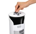 Miniatyrbild 3 av 4: Black + Decker |BXEFT47E Tyst oscillerande kolumnfläkthöjd: 81 cm | 3 hastigheter | Timer | Anti-halk bas | Vit