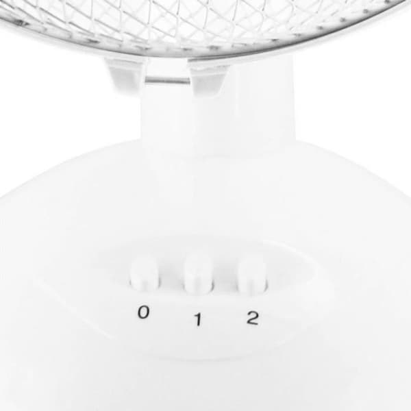 EMERIO FN-114201 Bordsfläkt 25 W (Ø x h) 23 cm x 36 cm Vit 1 st.
